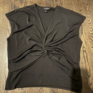 2 women’s sleeveless dress shirts- Banan Republic and WHBM